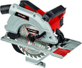 Einhell Handkreissäge TE-CS 190/1 500 W, 5.500 min-1, werkzeuglose Einstellung, Großer Griffbügel, Alu-Sägetisch, Spindelarretierung, inkl. Hartmetall-Sägeblatt)