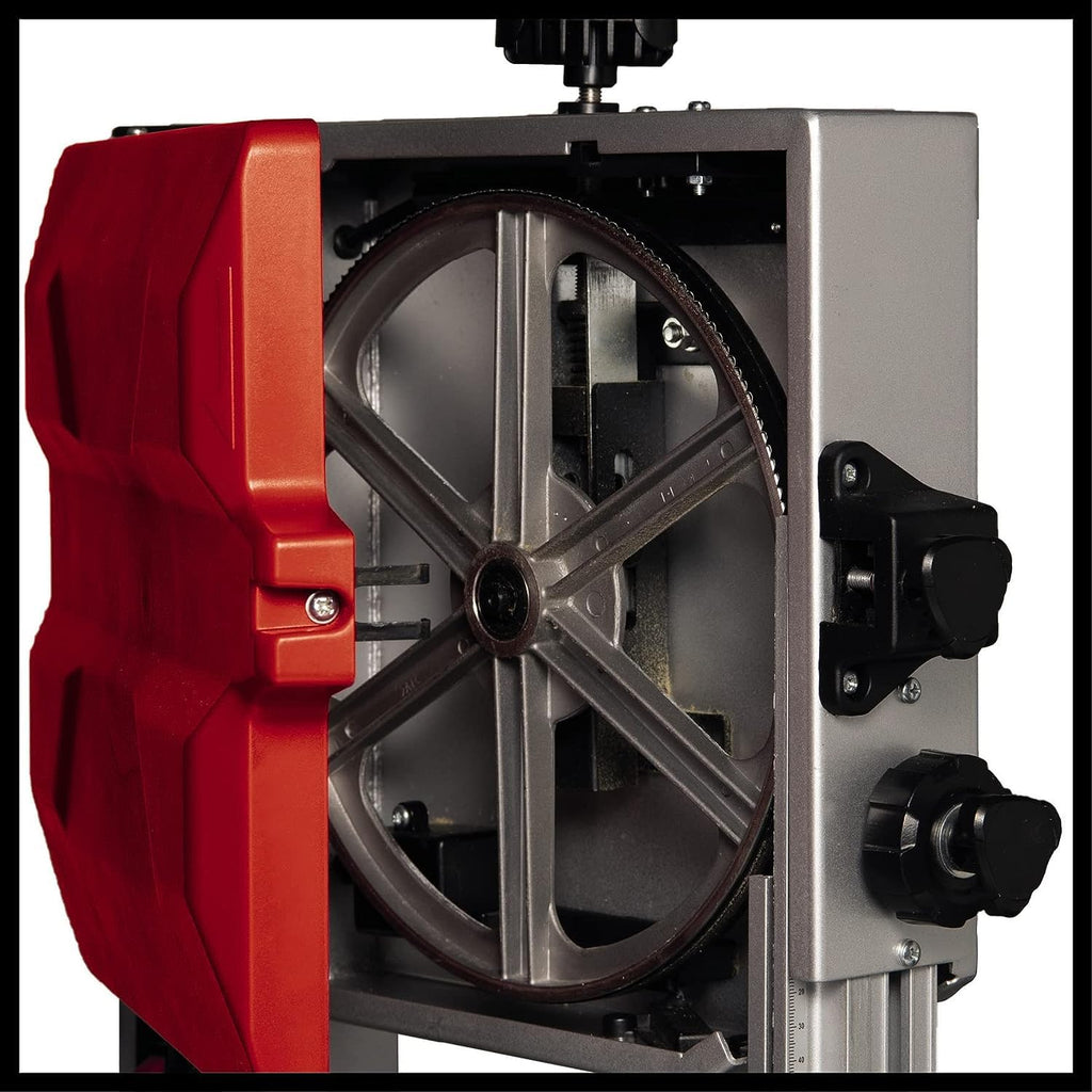 Einhell Bandsäge TC-SB 245 L (400W, Max. Sägebandgeschwindigkeit 726m/min, 245 Mm Durchlassbreite, Max. Schnitthöhe 101 Mm, Neigbarer Sägetisch, Parallel- Und Winkelanschlag, Absauganschluss)