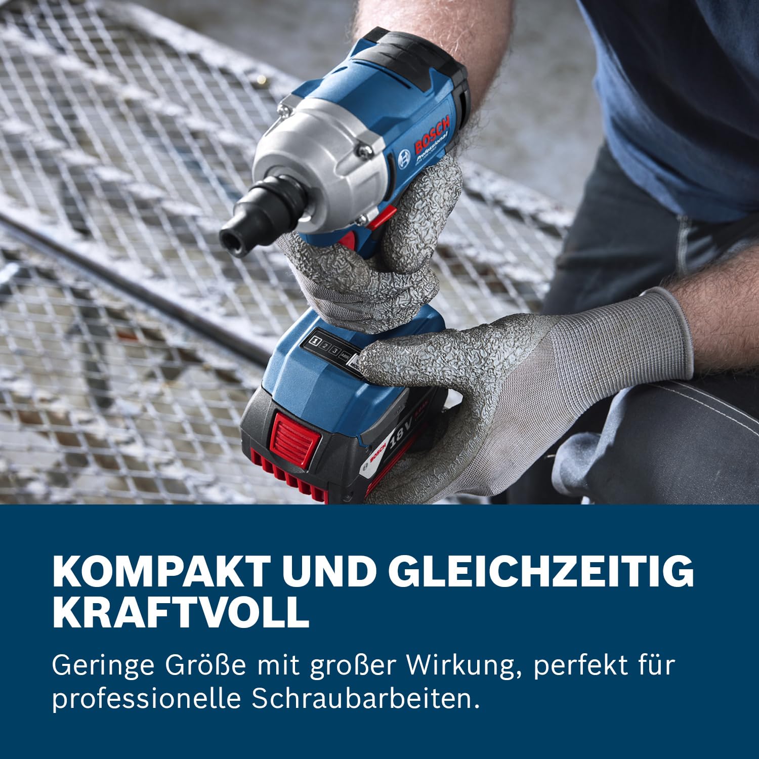Bosch Professional 18V System Akku Drehschlagschrauber GDS 18V-350 (ohne Akku/Ladegerät)