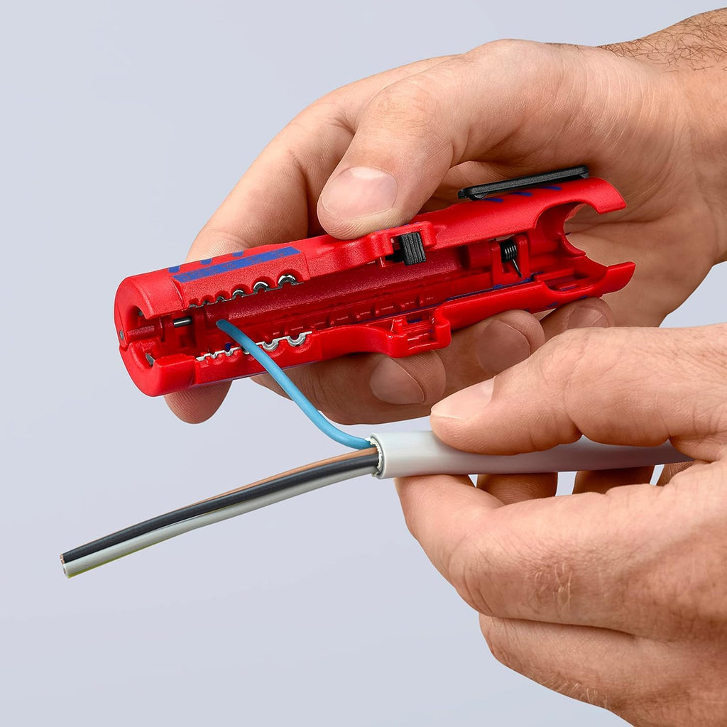 KNIPEX Universal-Abmantelungswerkzeug in Blister 125 mm, 16 85 125 SB