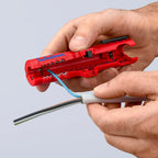 KNIPEX Universal-Abmantelungswerkzeug in Blister 125 mm, 16 85 125 SB