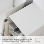Yamazaki 3319 TOWER Stiftehalter, weiß, Stahl, minimalistisch, 9 x 9 x 20 cm