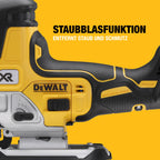 DEWALT 18 V XR bürstenlose Stichsäge mit Handgriff, nur Werkzeug, DCS335N-XJ
