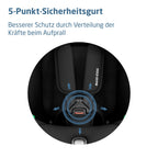 Maxi-Cosi Titan S Comfort i-Size, atmungsaktive Komfortstoffe, mitwachsender Kindersitz, 15 Monate–12 Jahre (76–150 cm), ISOFIX Kindersitz Auto, 5 Sitzposition & 13 Kopfstützenstufen, Authentic Black