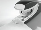 Leitz Flachheftgerät aus Metall, Für 30 Blatt, Inkl. Heftklammern, Ergonomisches Design, Schwarz, NeXXt-Serie, 55050095
