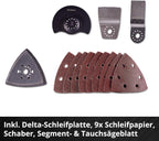 Einhell Akku-Multifunktionswerkzeug TC-MG 18 Li-Solo Power X-Change (Li-Ionen, 18 V, magnetische Werkzeugaufnahme, Drehzahl-Elektronik, inkl. Zubehör, ohne Akku und Ladegerät)