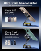 Baseus VC2 Flex Pro 15W Handyhalterung Auto für Magsafe mit Ladefunktion, Magnet Autohalterung kfz Ladegerät für Armaturenbrett, Wireless Car Charger für iPhone 17,16,15,14,13,12 Pro Max