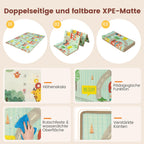 COSTWAY 188 x 157cm Laufstall Baby Faltbar, Laufgitter mit Matratze, Basketballkorb, Fußballnetzen, 50 Spielbällen, Krabbelgitter mit atmungsaktivem Netz, Tragetasche für Kleinkinder (Klein, Hellgrau)