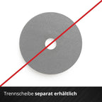 Einhell Professional Akku-Winkelschleifer TP-AG 18/125 CE Q Li Power X-Change (18 V, 900 W, Ø 125 mm, 33 mm Schnitttiefe, Brushless, Konstantelektronik, ohne Trennscheibe, ohne Akku)