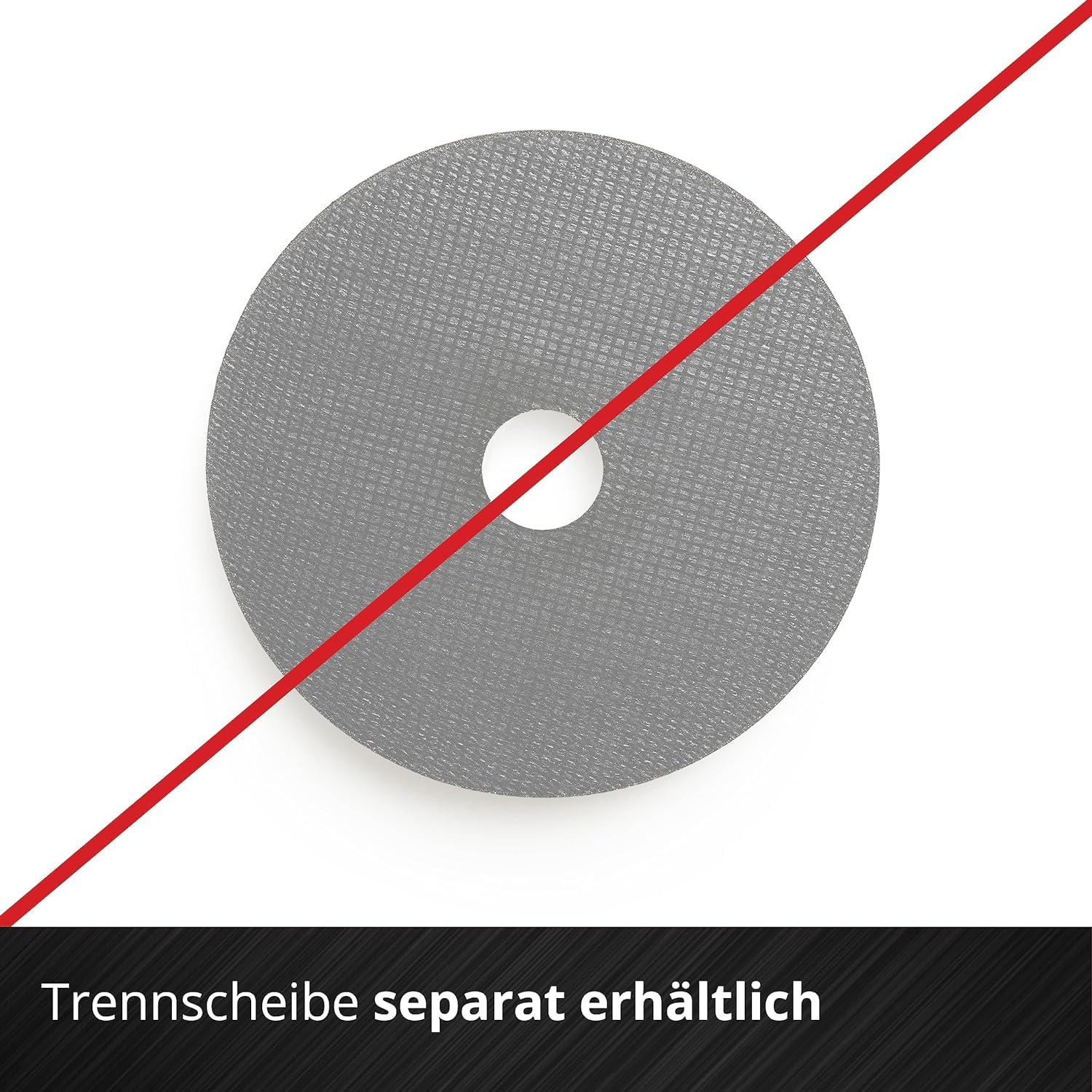 Einhell Professional Akku-Winkelschleifer TP-AG 18/125 CE Q Li Power X-Change (18 V, 900 W, Ø 125 mm, 33 mm Schnitttiefe, Brushless, Konstantelektronik, ohne Trennscheibe, ohne Akku)