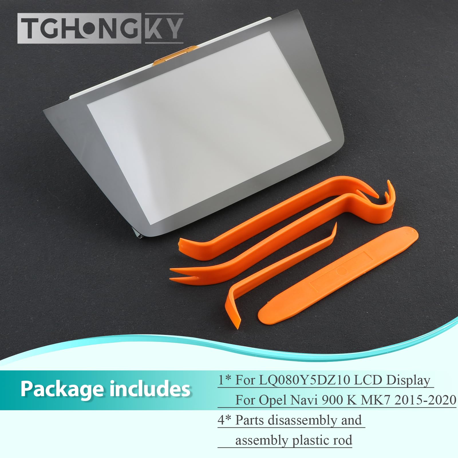 TGHongKy LCD Display Für Opel Astra K Mk7 2015-2020 Touchscreen Monitor Für Vauxhall Navi 900 Intellilink Schiffe Radio Display Für LQ080Y5DZ10 Media Bildschirmersatz LCD Bildschirm 8 Zoll XX
