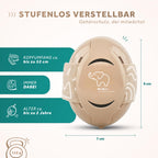 Schallwerk ® Mini+ (Coffee) - Ohrenschützer für Kleinkinder - Hochwertige Lärmschutz Kopfhörer Kinder - Gehörschutz Kinder, Gehörschutz Baby, Ohrenschützer Baby Kopfhörer Lärmschutz