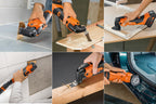 Fein Akku Multimaster AMM 500 Plus Top AS (18 V, ohne Akku Multitool, StarlockPlus, AMPShare, inkl. Zubehör-Set zum Sägen/Schleifen in Holz + Metall, Multifunktionswerkzeug, in L-Boxx) 71293863000