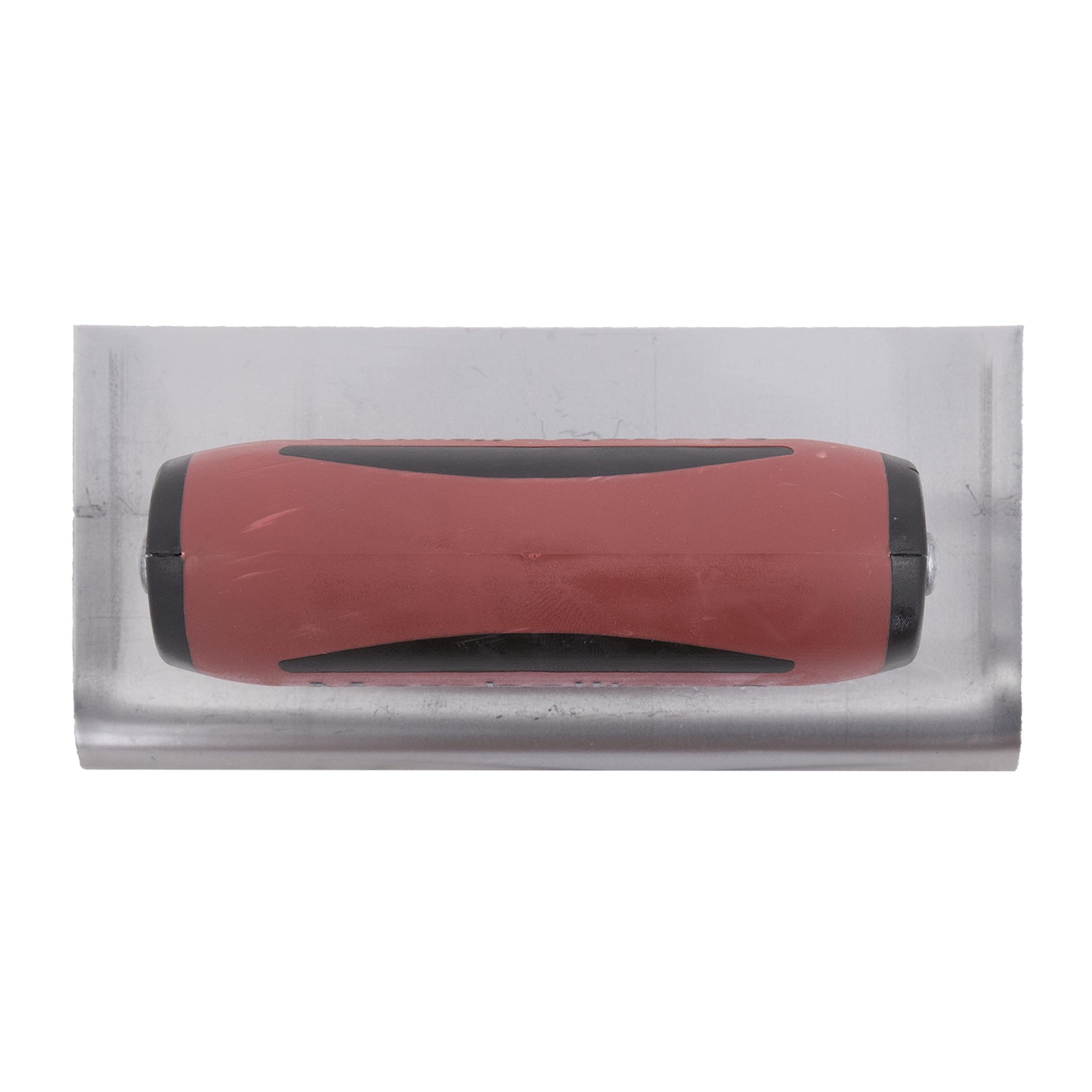 Marshalltown M/T136D 6 x 3 Stahlkantenkelle-Gebogene Enden-3/8R, 1/2L DuraSoft Griff, Stahl