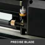 VEVOR 870mm Vinyl Schneideplotter 34Inch 3 Klingen Plottermaschine Vinyl Cutter Plotter Folienplotter Foliendrucker Profi Plotter Cutting mit Signmaster Software mit Ständer für Schilder Papierzufuhr