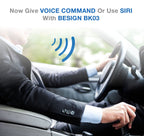Besign BK03 Bluetooth 5.0 Freisprecheinrichtung, Freisprechanlage, Bluetooth Empfänger für KFZ Auto Lautsprechersystem mit 3.5 mm Klinke