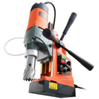 VEVOR Magnetbohrmaschine Kernbohrmaschine 40 mm Bohrdurchmesser, 12500 N tragbare elektrische Magnetbohrmaschine mit 2 Kernbohrern, variabler Geschwindigkeit, Bohrmaschine für Metalloberflächen