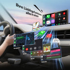 OTTOCAST 2026 Upgrade Mini Slim, 2-in-1 Wireless CarPlay & Android Auto Adapter mit Type-A/C für iOS 10+ & Android 11+ Smartphones, Multi-User Support, Plug & Play Umwandlung von Kabel zu Kabellos