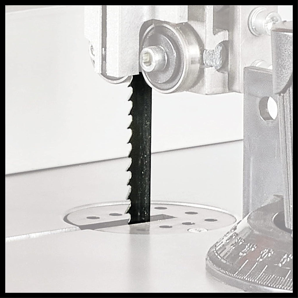 Einhell Bandsäge TC-SB 245 L (400W, Max. Sägebandgeschwindigkeit 726m/min, 245 Mm Durchlassbreite, Max. Schnitthöhe 101 Mm, Neigbarer Sägetisch, Parallel- Und Winkelanschlag, Absauganschluss)