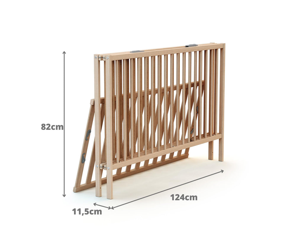 Webaby - Kinderbett, zusammenklappbar, 60 x 120 cm