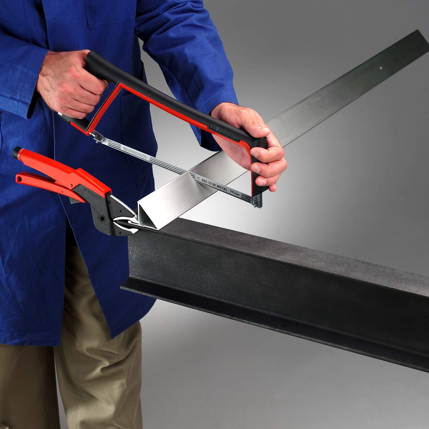 FACOM Bügelsägenrahmen – Ergonomischer Griff – Leicht und kompakt – 601PB