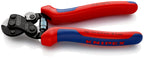 KNIPEX Drahtseilschere für Reifencordmit Mehrkomponenten-Hüllen 160 mm, 95 62 160 TC