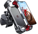 JOYROOM 2026 Handyhalterung Fahrrad, [1s Auto-Sperre][100mph Militär Anti-Shake] Handyhalterung Motorrad, [5s Install] Universal Lenker Holder für iPhone 17 Samsung S25, Alle 4,7‘’-7" Smartphone