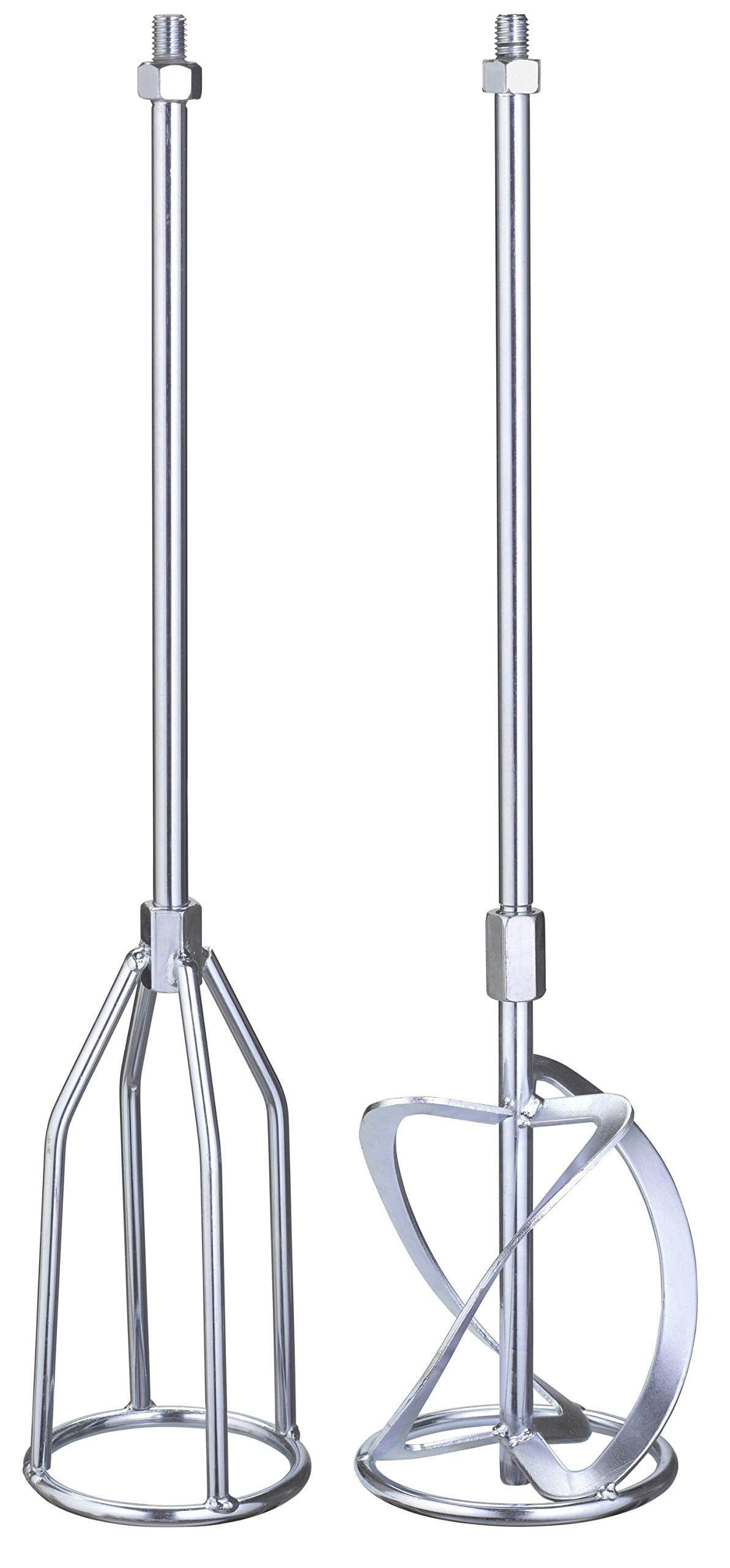 Original Einhell Rührer-Set (Farb-/Mörtelrührer-Zubehör, passend für alle Einhell Farb-/Mörtelrührer, M14-Aufnahme, inkl. Farbrührer Ø 120 mm und Mörtelrührer Ø 135 mm)