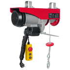 VEVOR elektrische Seilwinde 500kg bis 1000kg Hubhöhe 12m Seilzug Motorwinde 1600W Kupfermotor Flaschenzug 10m/min Hubgeschwindigkeit Hebezug mit kabelgebundener Fernbedienung Seilhebezug Kettenzug