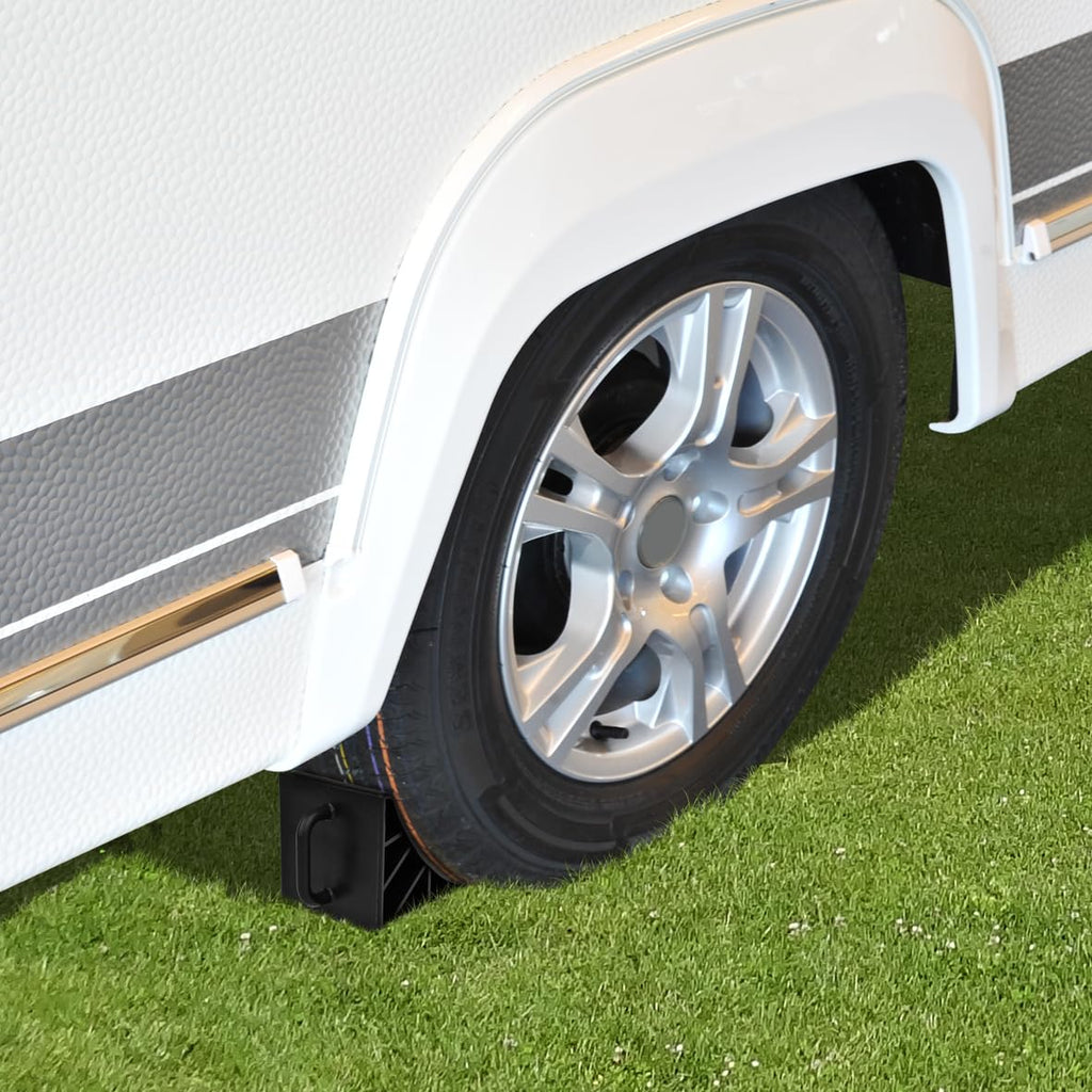 ProPlus 341347 2 x Unterlegkeile mit Griff Bremskeile Wohnwagen Anhänger PKW Hänger