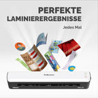 Fellowes Laminiergerät A3 Sola für Zuhause und Homeoffice, für Laminierfolien bis 125 Mikron Stärke, staufrei, Laminiergerät zum Laminieren von Fotos, Dokumenten, Rezepten, Lernkarten uvm