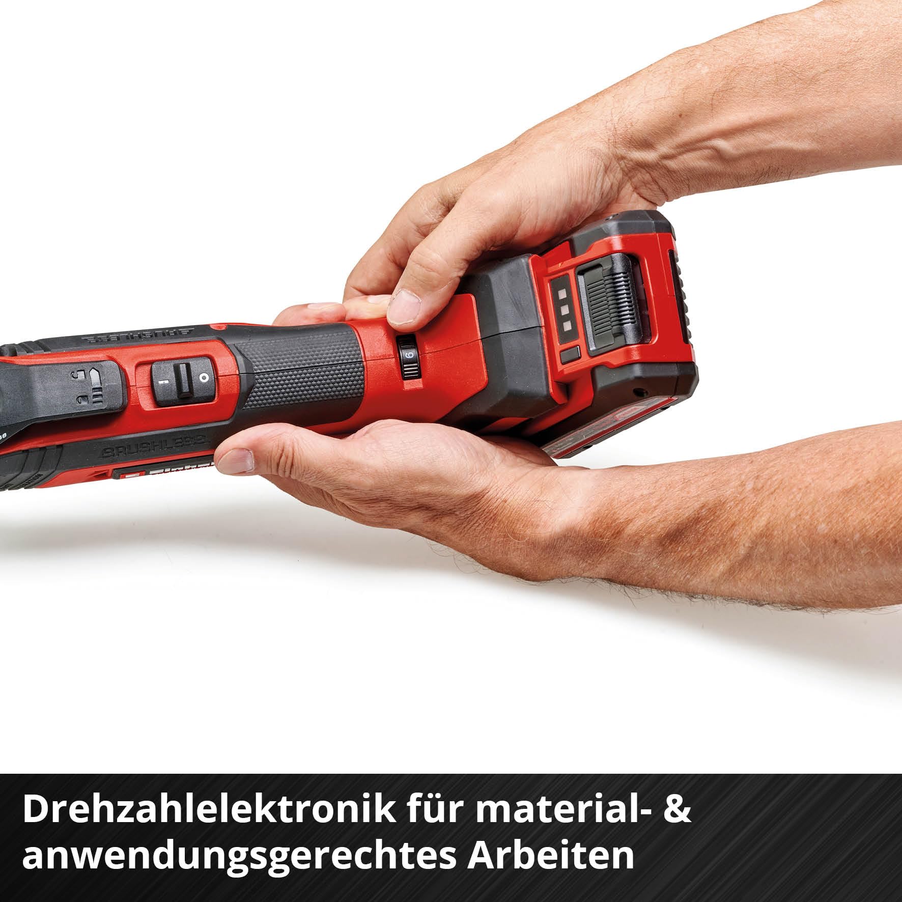 Einhell Professional Akku-Multifunktionswerkzeug TP-MG 18 Li BL-Solo Power X-Change (18 V, 3 Funktionen, magnetische Werkzeugaufnahme, inkl. Zubehör, ohne Akku)
