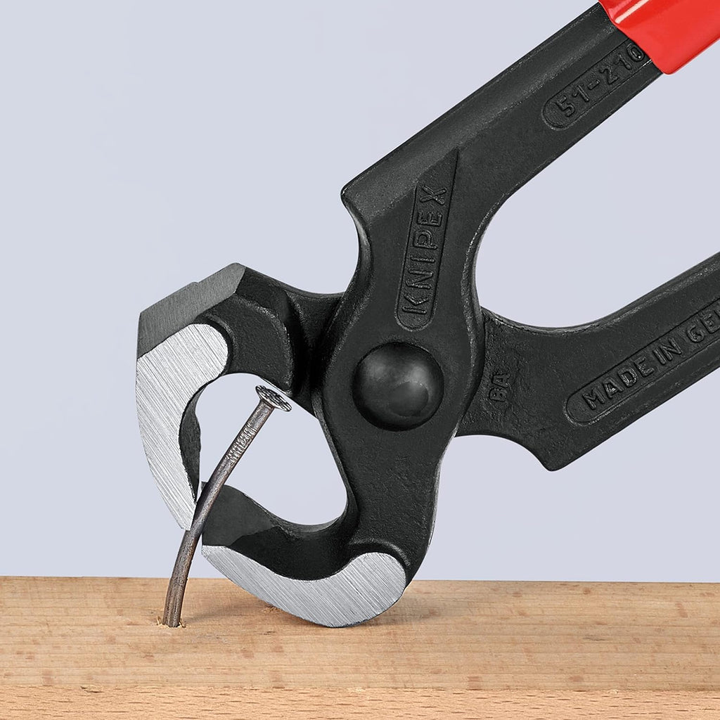 KNIPEX Hammerzange auf SB-Karte mit Kunststoff überzogen 210 mm, 51 01 210 SB
