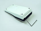 Rebell Druckender Tischrechner PDC10 (12-stelliges Display, einfarbiger Druck, Gummitasten) Hellgrau