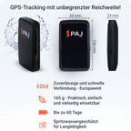 PAJ GPS Allround Finder Version 2023 - GPS Tracker etwa 20 Tage Akkulaufzeit (bis zu 60 Tage im Standby Modus) Live-Ortung Peilsender für Auto, Personen