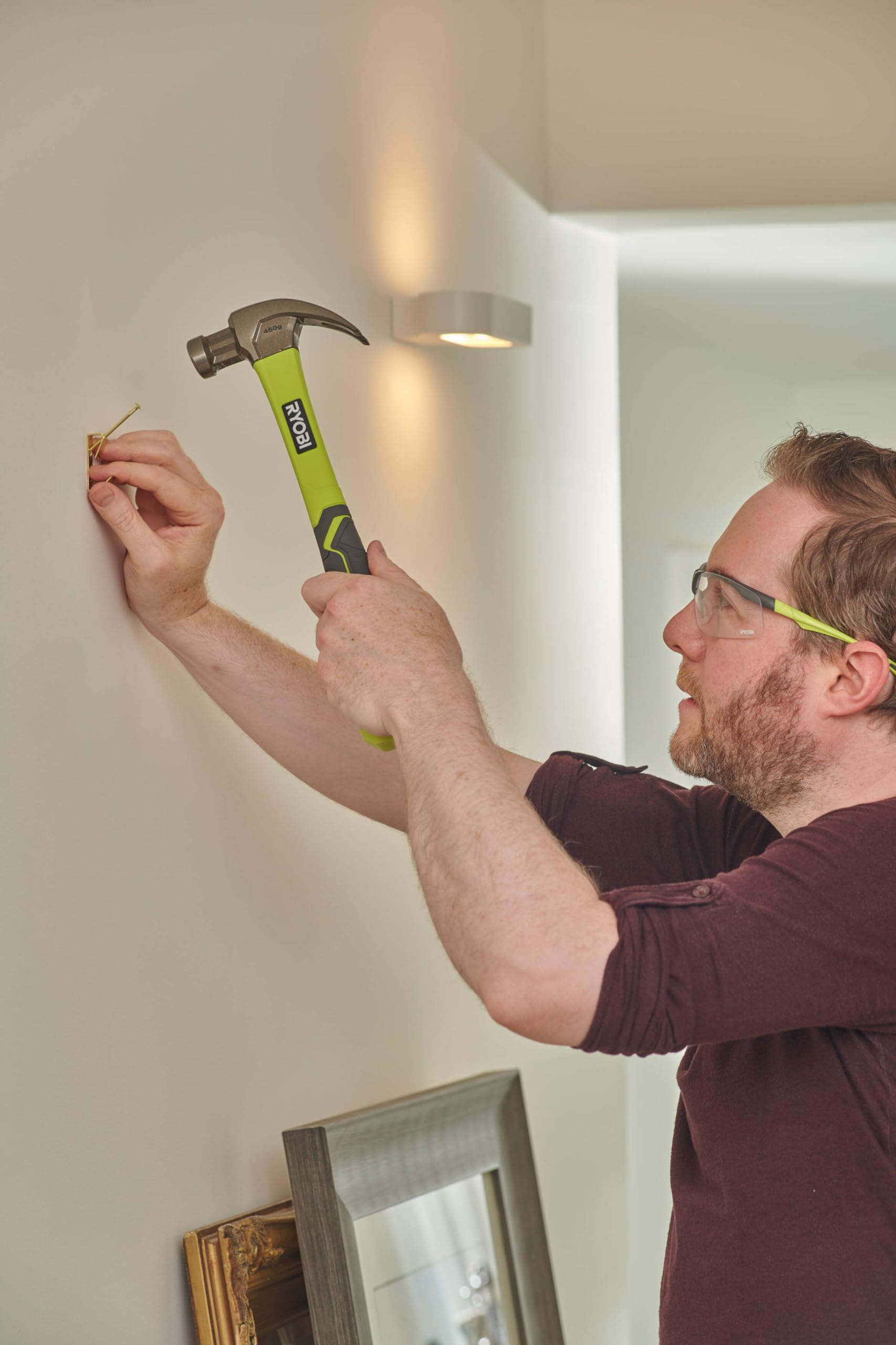 RYOBI Klauenhammer,fiberglass, 450 Gramm RHHCC450