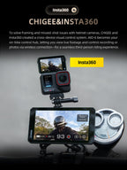 CHIGEE AIO-6 LTE 4G Motorcycle GPS Navigation with 6 inch Display, Motorcycle Carplay Android Auto, Real-time alerts, Electronic Fence,IP9X Waterproof