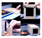 45 Grad Lock Mitre Router Bit, APLUS Holzfräser, Nutfräser + 8 mm Schaft Zungenschaft und Nutfräse Set 3 Zähne in T-Form Cutter aus Holz für Holzarbeiten