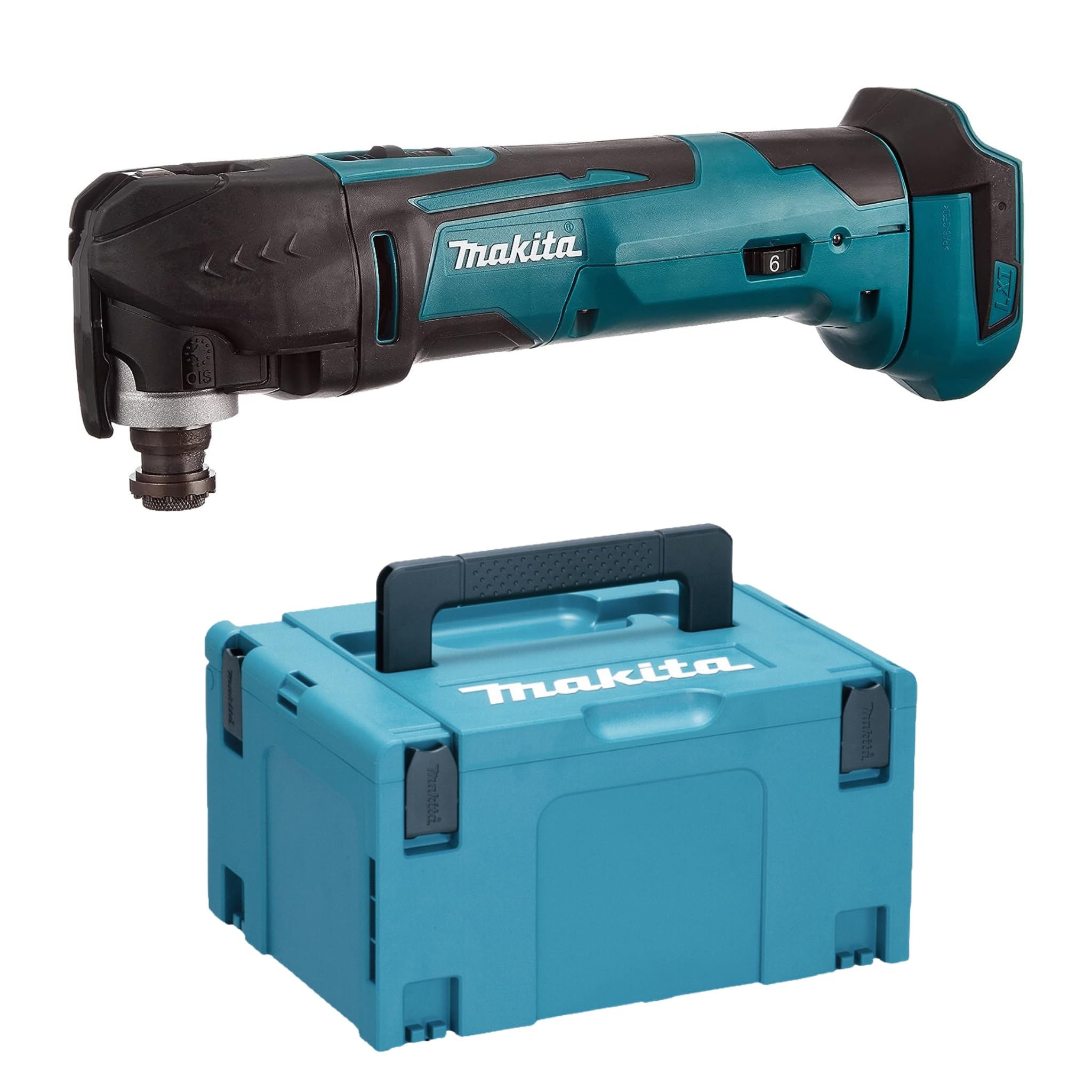 Makita DTM 51 ZJ 18V Li-Ion Akku Multifunktionswerkzeug Solo im Makpac - ohne Zubehör, ohne Akku, ohne Ladegerät