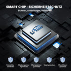 LiTime 2000W Reiner Sinsuswellen Wechselrichter, 12V DC auf 230V AC Konverter, mit Fernbedienung, 4000W Spitzenleistung, 2*AC Ausgängen, USB-Anschluss, Typ-C-Anschluss für Womo, Camping, Solarstrom