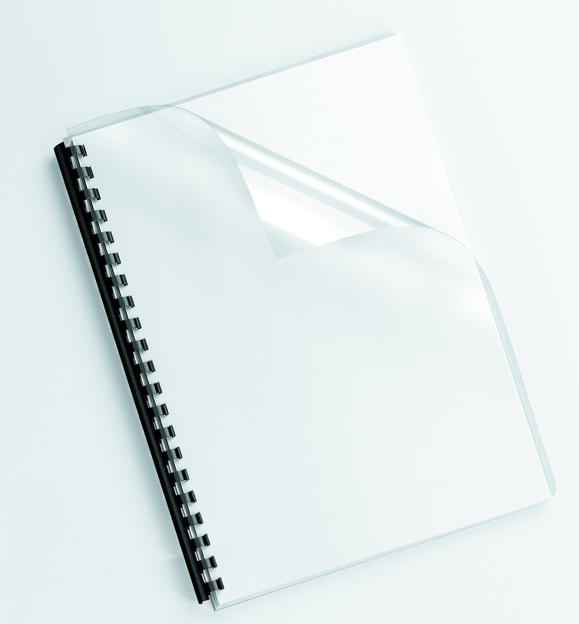 Fellowes PVC Deckblätter, 300 Mikron, transparent, 53763