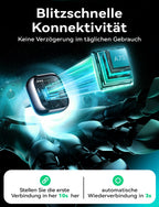 Wireless Carplay & Android Auto Adapter, Mavlou Metalldesign Mini & Stabiler 2-in-1-Dongle, Convert Wired CarPlay/Android Auto zu Wireless, für iOS 10+/Android 11+ & Autos ab 2016 (Schwarz)