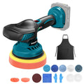 ANANCYI Akku Auto Poliermaschine, 6 Zoll Exzenter Poliermaschine, mit 12 Aufsätzen,1500W Polierer 6 Stufen (2500–5500 RPM), 150mm Polierteller für Autopflege & DIY, für Ma-kita 18V (Ohne Akku)