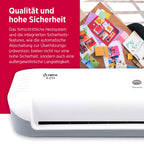 Olympia A210 4in1 Laminiergerät A4 | Laminierset A4 | Laminator | Schnelles Aufwärmen | Laminiermaschine, Papierschneider & Eckrunder | Ideal für Büro Schule & Heimgebrauch | Inkl. 15 Folien