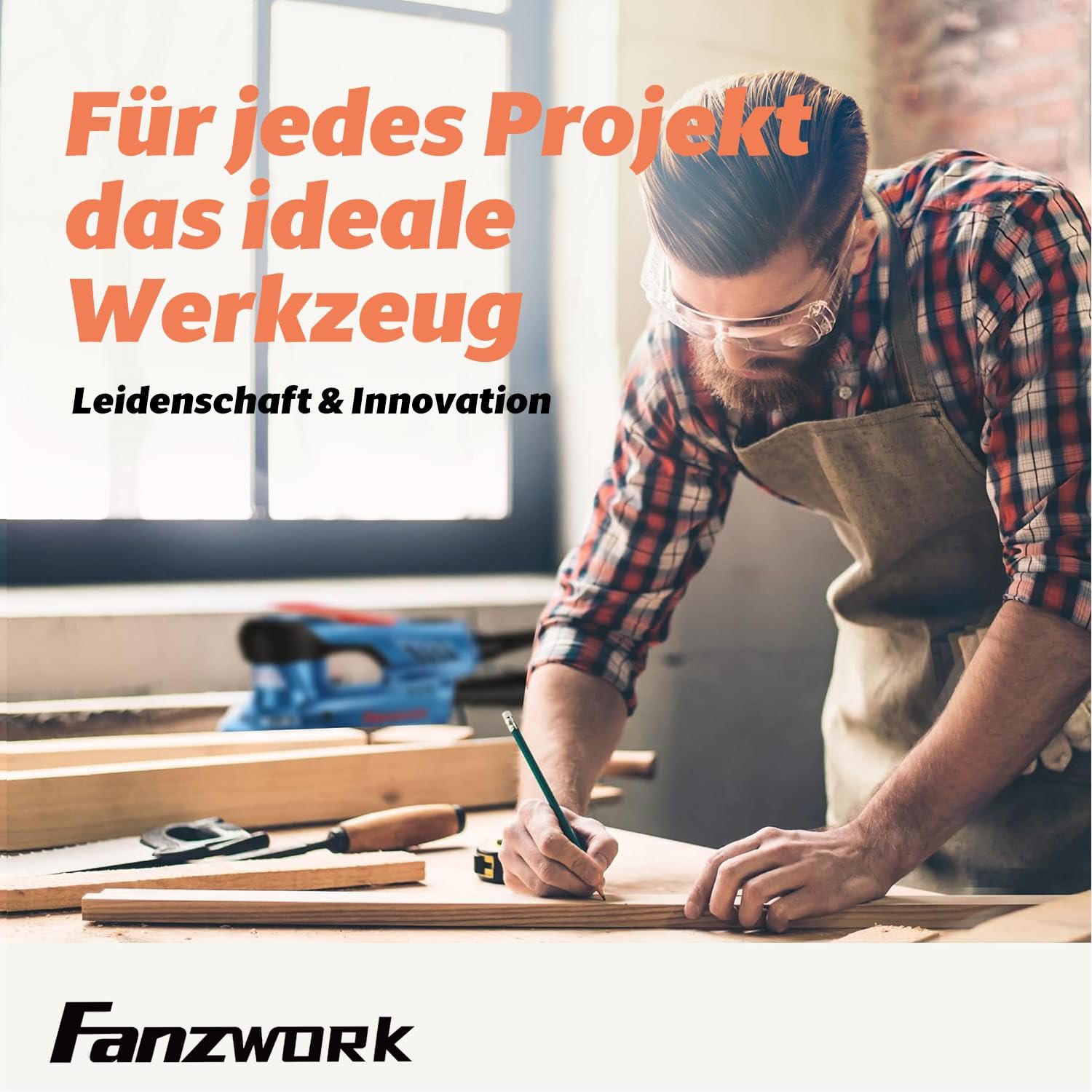 FANZWORK Knabber Blechknabber Knabber Nibbler Blechschere Blechnibbler 600W (mit Koffer und 2 x Stempeln)