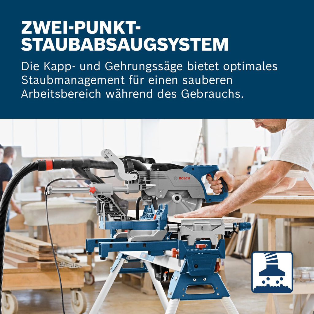 Bosch Professional Kappsäge GCM 8 SJL (1600 Watt, Sägeblatt-Ø: 216 mm, im Karton)