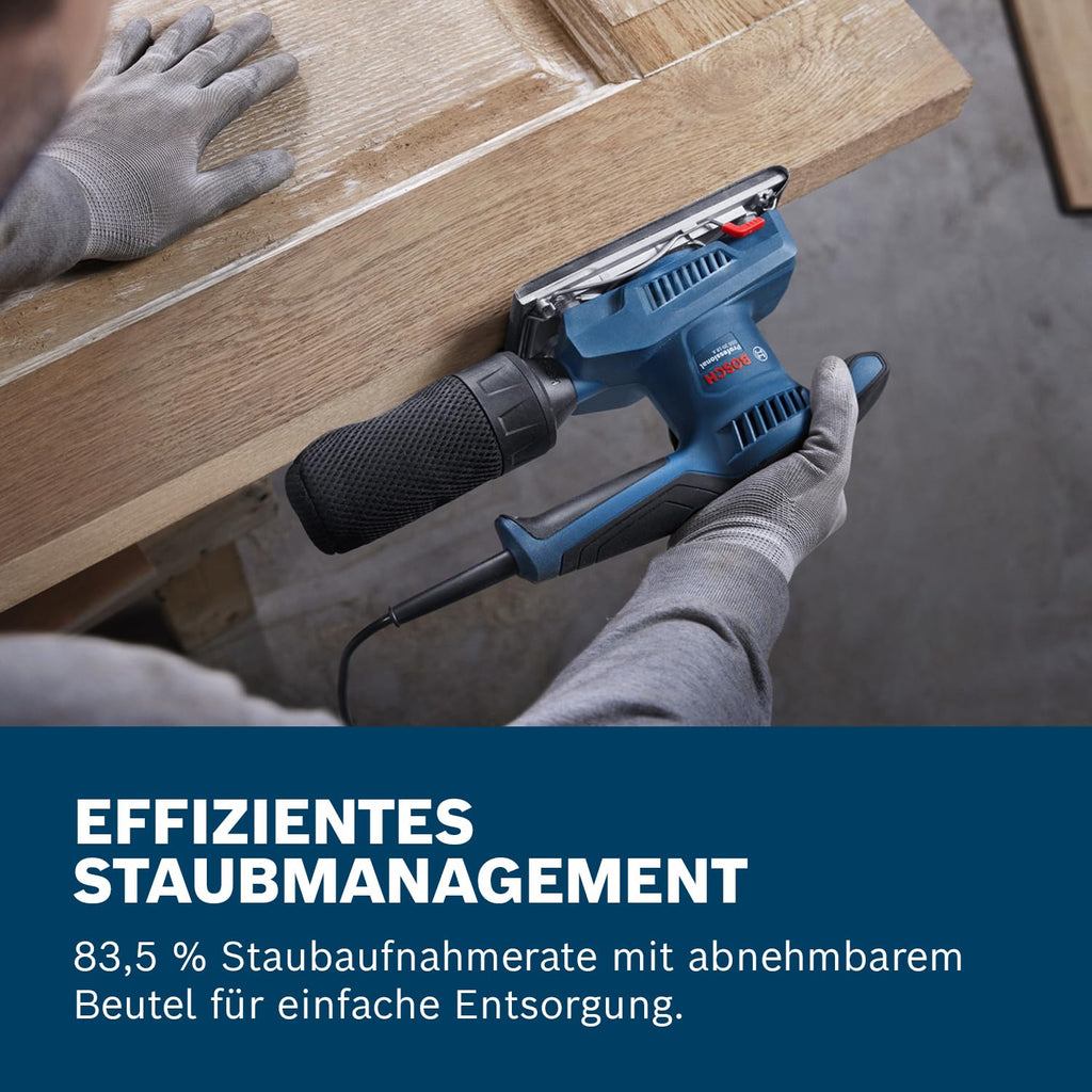 Bosch Professional kabelgebundener Schwingschleifer GSS 20-18 A (inkl. Staubbeutel, Schleifplatte)