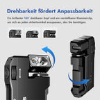 WUBEN G5 LED Taschenlampe Aufladbar - RGB Mini Schlüsselanhänger 400 Lumen, EDC Multifunktional Magnetische USB, 6 Modi Flashlight Wasserdicht für Camping Outdoor