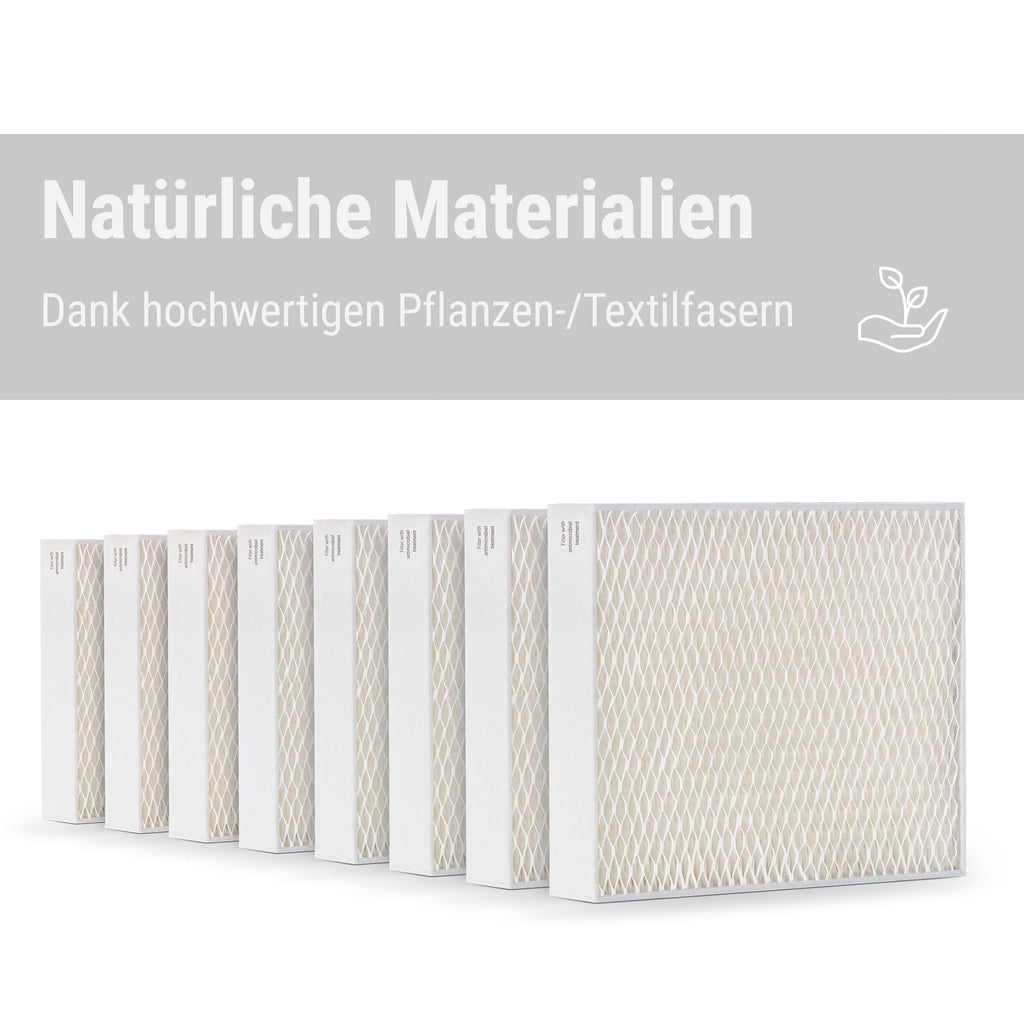 Stadler Form Luftbefeuchter-Filter, effizient und hygienisch, antibakteriell behandelt, passend zur Oskar- und Karl-Familie, Set mit 8 Stück