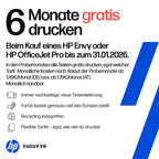 HP OfficeJet Pro 8122e Multifunktionsdrucker, 6 Monate gratis drucken Instant Ink inklusive, Drucker, Scanner, Kopierer, Fax, WLAN, LAN, Duplex, ePrint, Airprint, Basalt